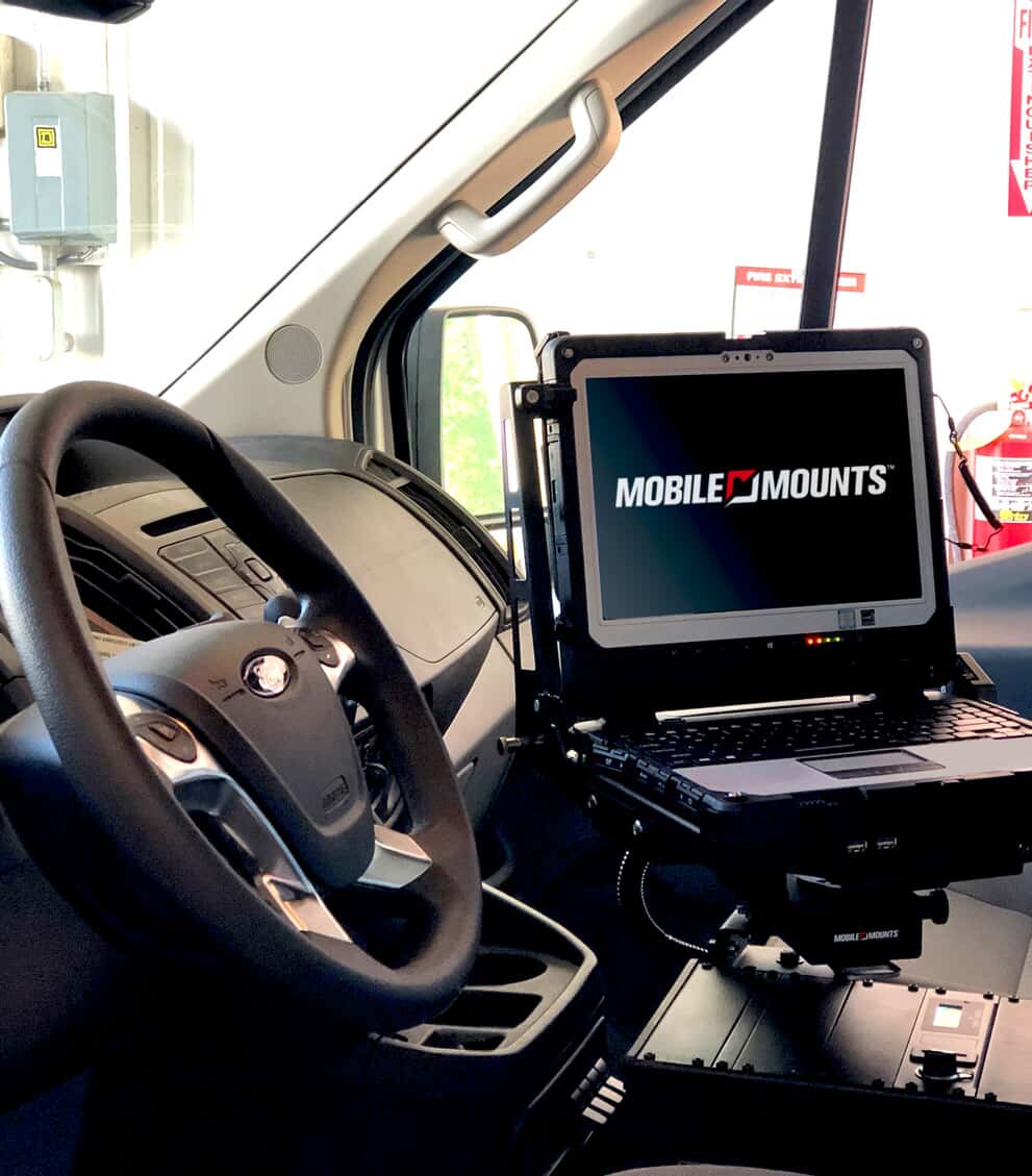 Photo of Mobile Mount's Ford Transit Consoles that fit Ford Transit